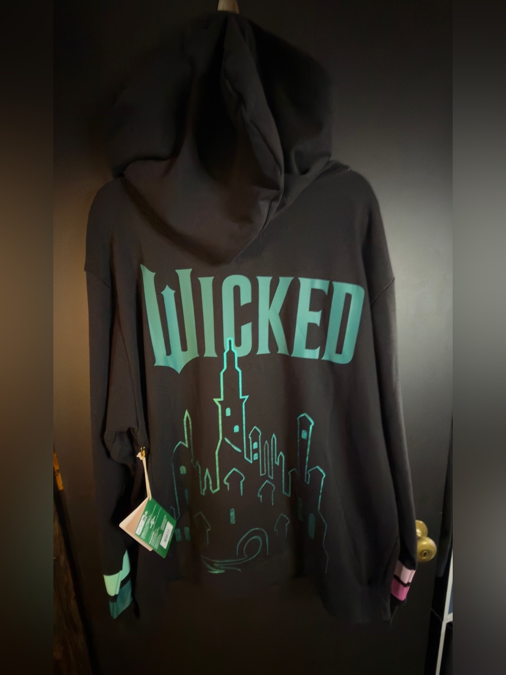 Loungefly Wicked Good VS Evil Hooded Sweatshirt - Picture 2 of 8